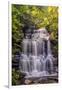 Pennsylvania, Benton, Ricketts Glen State Park. Ganoga Falls Cascade-Jay O'brien-Framed Photographic Print