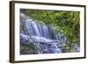 Pennsylvania, Benton, Ricketts Glen State Park. Mohawk Falls Cascade-Jay O'brien-Framed Photographic Print