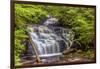 Pennsylvania, Benton, Ricketts Glen State Park. Mohican Falls Cascade-Jay O'brien-Framed Photographic Print