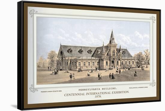 Pennsylvania Building, Centennial International Exhibition, 1876-Thompson Westcott-Framed Stretched Canvas