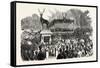 Pennsylvania: Dedication of the Elks' Monument in Mount Moriah Cemetery-null-Framed Stretched Canvas