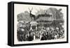 Pennsylvania: Dedication of the Elks' Monument in Mount Moriah Cemetery-null-Framed Stretched Canvas