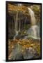 Pennsylvania, Delaware Water Gap NRA. Waterfall over Rocks-Jay O'brien-Framed Photographic Print