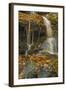 Pennsylvania, Delaware Water Gap NRA. Waterfall over Rocks-Jay O'brien-Framed Photographic Print