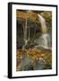 Pennsylvania, Delaware Water Gap NRA. Waterfall over Rocks-Jay O'brien-Framed Photographic Print