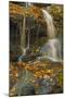 Pennsylvania, Delaware Water Gap NRA. Waterfall over Rocks-Jay O'brien-Mounted Photographic Print