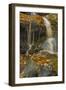 Pennsylvania, Delaware Water Gap NRA. Waterfall over Rocks-Jay O'brien-Framed Premium Photographic Print