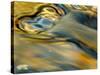 Pennsylvania, Delaware Watergap Nra. Flowing Water Abstract-Jay O'brien-Stretched Canvas