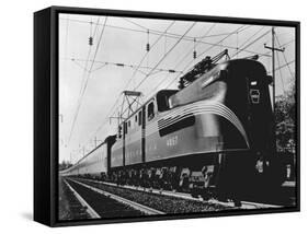 Pennsylvania Electric Locomotive-null-Framed Stretched Canvas