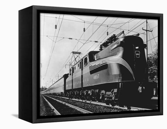 Pennsylvania Electric Locomotive-null-Framed Stretched Canvas