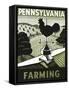 Pennsylvania Farming Weathervane-null-Framed Stretched Canvas