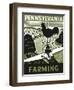 Pennsylvania Farming Weathervane-null-Framed Giclee Print