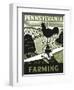 Pennsylvania Farming Weathervane-null-Framed Giclee Print