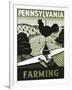 Pennsylvania Farming Weathervane-null-Framed Giclee Print