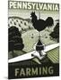 Pennsylvania Farming Weathervane-null-Mounted Giclee Print