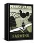 Pennsylvania Farming Weathervane-null-Framed Stretched Canvas