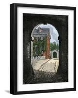 Pennsylvania Hospital, Founded by Benjamin Franklin-null-Framed Giclee Print