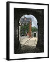 Pennsylvania Hospital, Founded by Benjamin Franklin-null-Framed Giclee Print