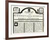 Pennsylvania Journal and Weekly Advertiser Protesting the Stamp Act, c.1765-null-Framed Giclee Print