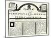 Pennsylvania Journal and Weekly Advertiser Protesting the Stamp Act, c.1765-null-Mounted Giclee Print