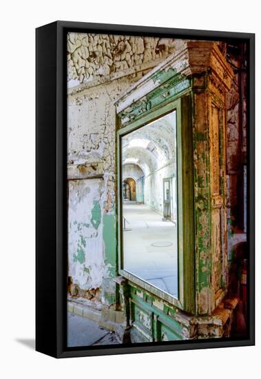 Pennsylvania, Philadelphia, Eastern State Penitentiary. Interior-Jay O'brien-Framed Stretched Canvas