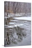 Pennsylvania, Philadelphia. Winter on Pennypack Creek-Jaynes Gallery-Stretched Canvas