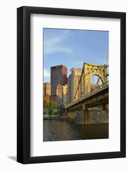 Pennsylvania, Pittsburgh. Andy Warhol Bridge over the Allegheny River-Kevin Oke-Framed Photographic Print