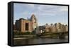 Pennsylvania, Pittsburgh. Renaissance Pittsburgh Hotel and Bridge-Kevin Oke-Framed Stretched Canvas