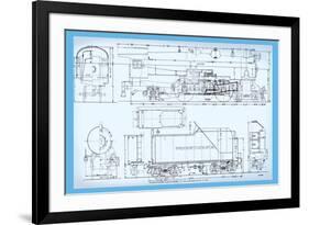 Pennsylvania Railroad, Class K4 Pacific-Bob Bohm-Framed Premium Giclee Print