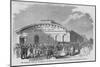 Pennsylvania Railroad Depot-null-Mounted Giclee Print