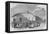 Pennsylvania Railroad Depot-null-Framed Stretched Canvas