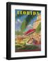 Pennsylvania Railroad, Florida-null-Framed Giclee Print