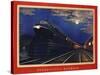 Pennsylvania Railroad, Leaders of the Fleet of Modernism by Grif Teller-null-Stretched Canvas