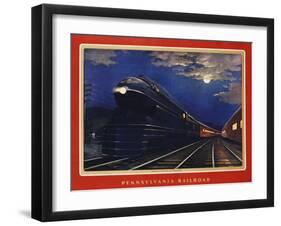 Pennsylvania Railroad, Leaders of the Fleet of Modernism by Grif Teller-null-Framed Giclee Print