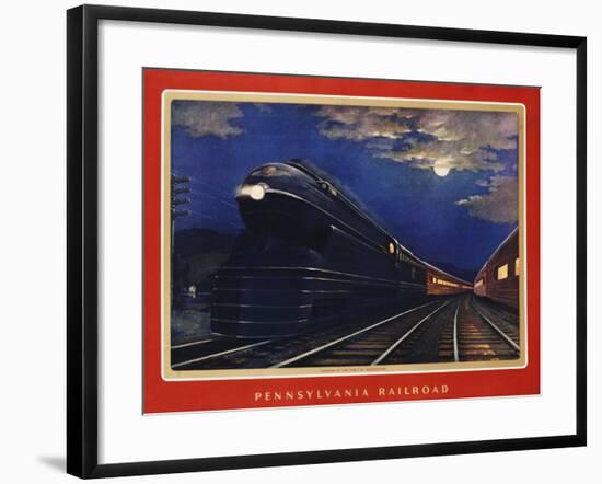 Pennsylvania Railroad, Leaders of the Fleet of Modernism by Grif Teller-null-Framed Giclee Print