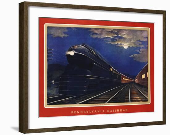 Pennsylvania Railroad, Leaders of the Fleet of Modernism by Grif Teller-null-Framed Giclee Print