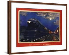 Pennsylvania Railroad, Leaders of the Fleet of Modernism by Grif Teller-null-Framed Giclee Print