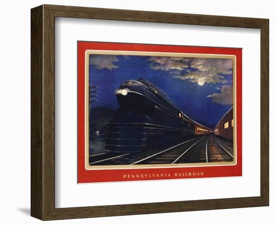 Pennsylvania Railroad, Leaders of the Fleet of Modernism by Grif Teller-null-Framed Giclee Print