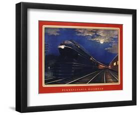 Pennsylvania Railroad, Leaders of the Fleet of Modernism by Grif Teller-null-Framed Giclee Print