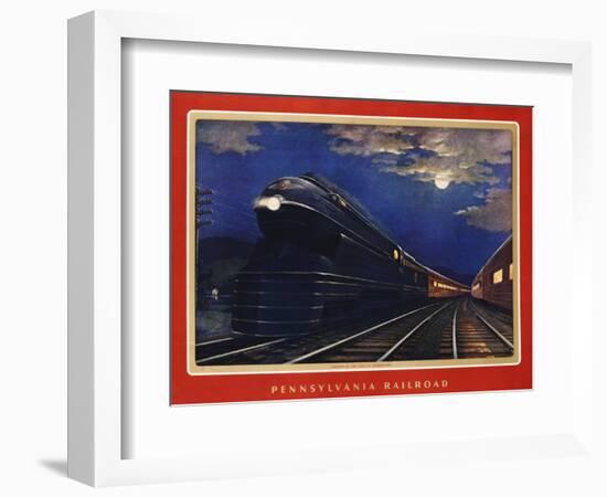 Pennsylvania Railroad, Leaders of the Fleet of Modernism by Grif Teller-null-Framed Giclee Print