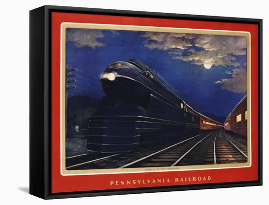 Pennsylvania Railroad, Leaders of the Fleet of Modernism by Grif Teller-null-Framed Stretched Canvas