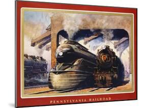 Pennsylvania Railroad, Ready to Go!-Grif Teller-Mounted Giclee Print