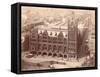 Pennsylvania Railroad Station, Market Street West at Penn Square, 1889-null-Framed Stretched Canvas
