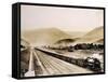 Pennsylvania Railroad Train Cars Loaded with Coal, 1931-English Photographer-Framed Stretched Canvas