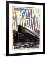 Pennsylvania Railroad-null-Framed Giclee Print