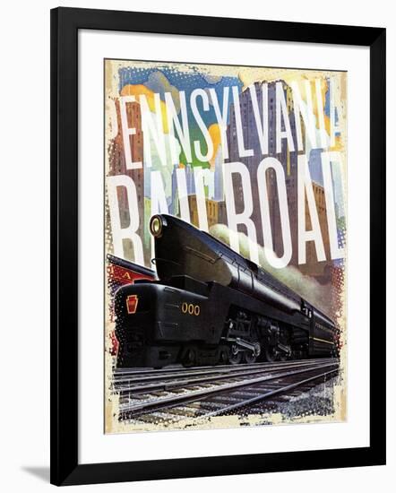 Pennsylvania Railroad-null-Framed Giclee Print