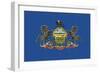 Pennsylvania State Flag-Lantern Press-Framed Art Print