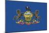 Pennsylvania State Flag-Lantern Press-Mounted Art Print