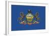 Pennsylvania State Flag-Lantern Press-Framed Art Print