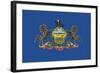 Pennsylvania State Flag-Lantern Press-Framed Art Print